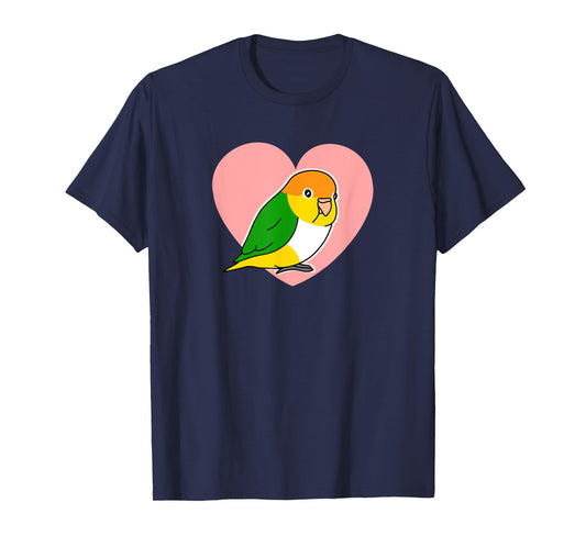 Chubby Rust Cap Parrot Love Heart Parrot Kawaii Birb T-Shirt