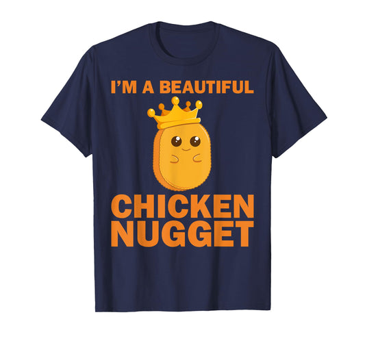 Cute Chicken Nugget Art For Women Girls Chicken Nugget Lover T-Shirt