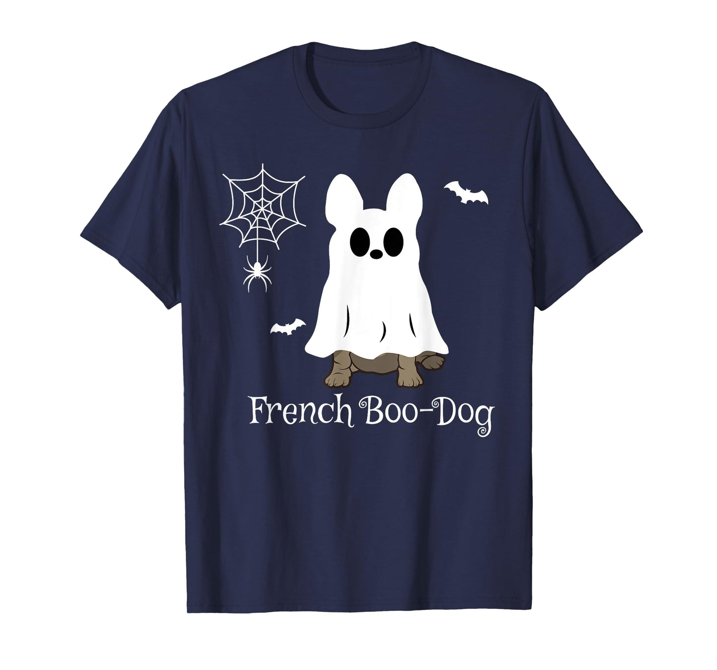 French Bulldog Halloween French Boo-Dog Dog Gift T-Shirt for Men Women Kids