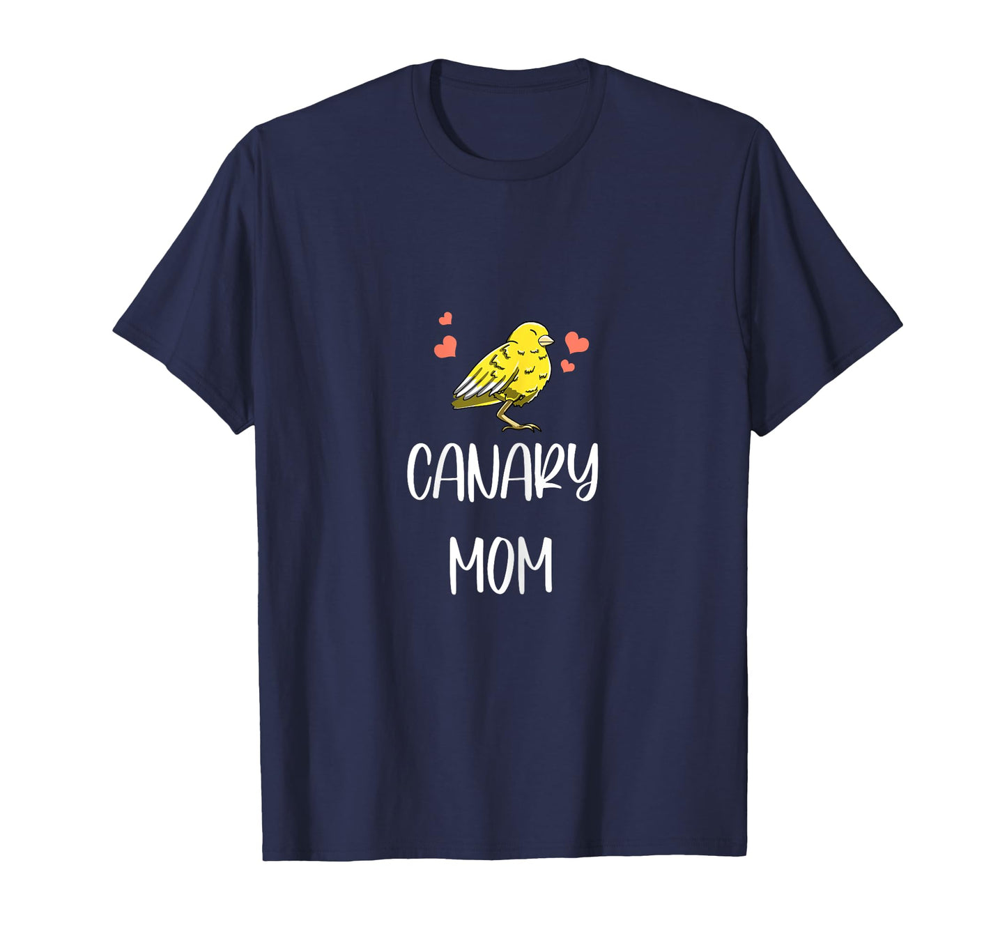 Canary Mom Leaf Pattern Cool Fowl Finch Pet Bird Lover Gift T-Shirt