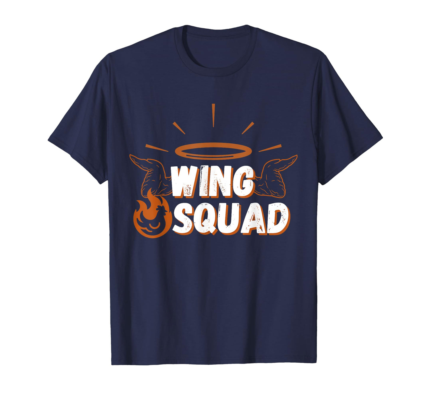 Chicken BBQ Wings Squad Family Party Wing lovers T-Shirt, Small, Black
