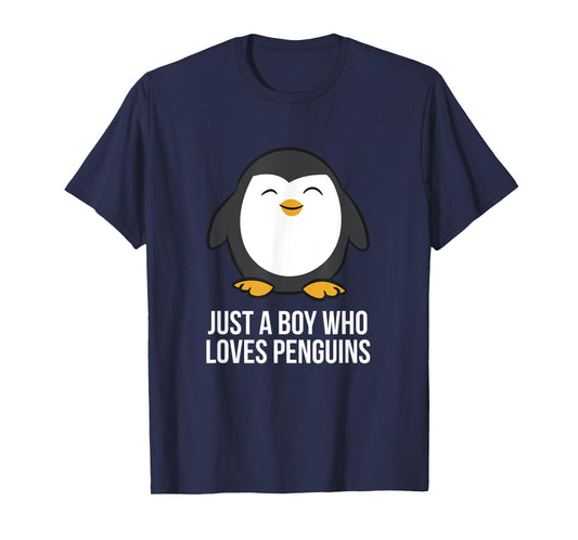 Just A Boy Who Loves Penguins T-Shirt