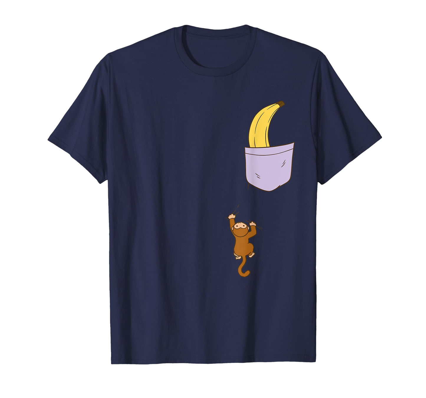 Monkey Banana Lover Funny Banana Summer Fruit Vegetarians T-Shirt for Men Women Kids
