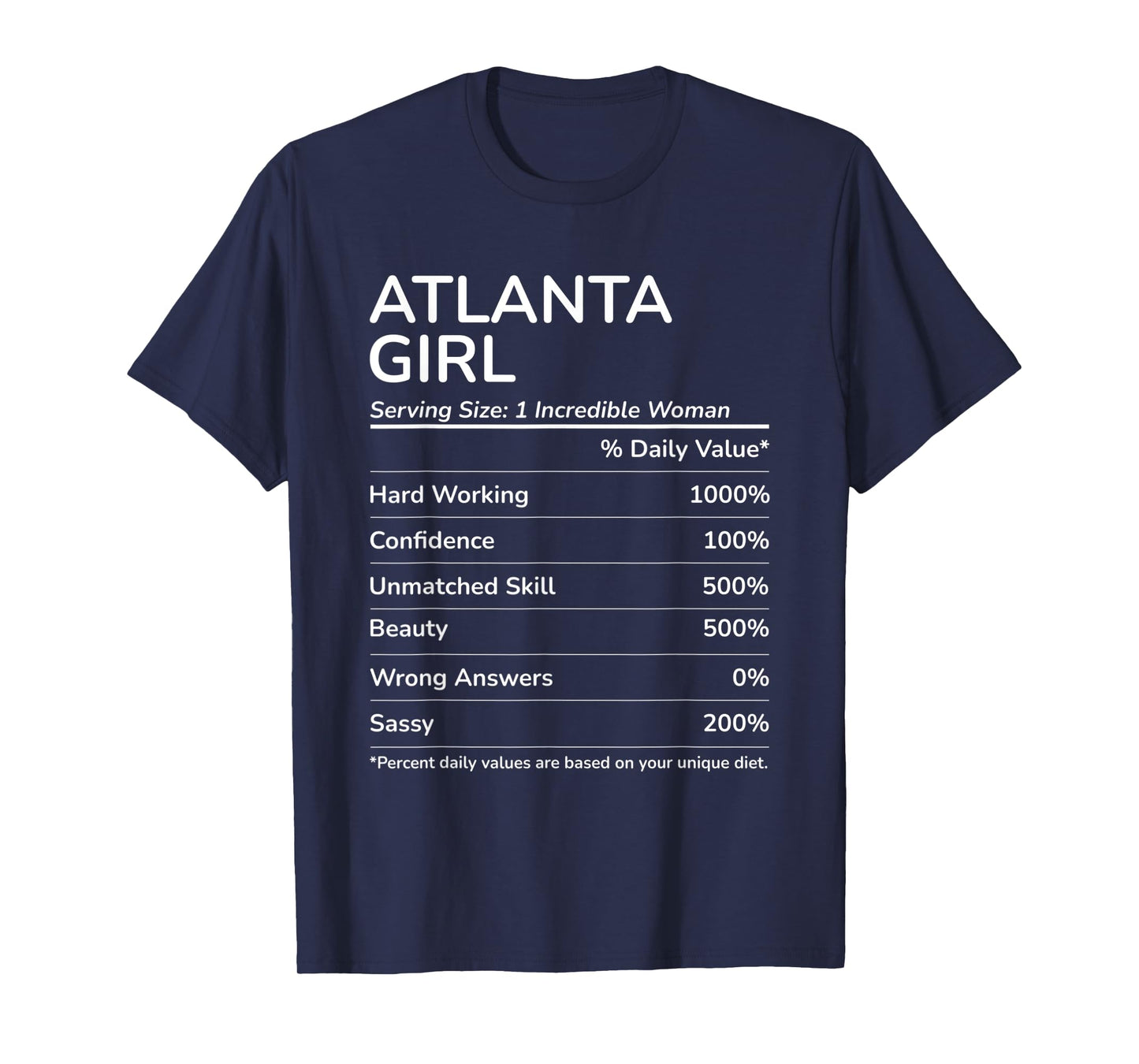 Atlanta Girl Funny Georgia Hometown T-Shirt