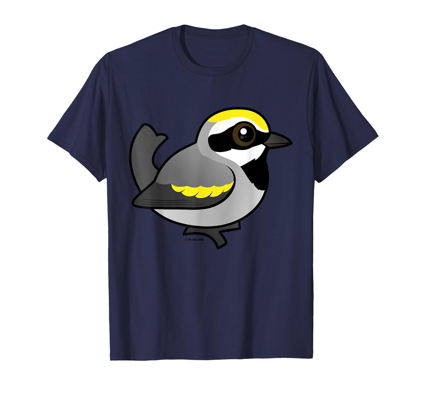 Birdorable Golden-winged Warbler Cute Cartoon Bird T-Shirt