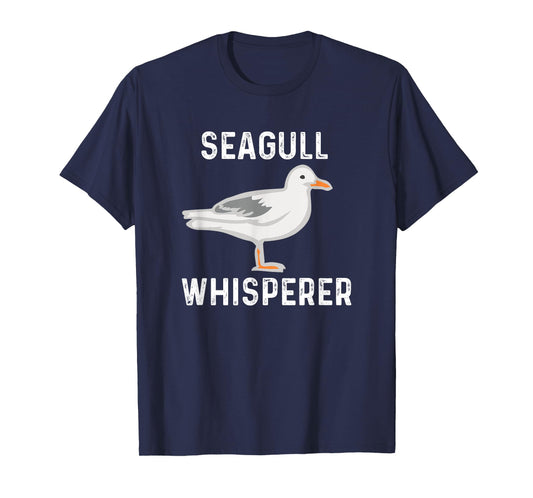 Seagull Whisperer Gull Beach Birds T-Shirt for Men Women Girls Kids