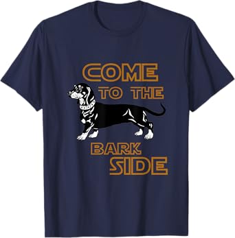 Dachshund Weiner Dog Shirt Come to the Bark Side Funny