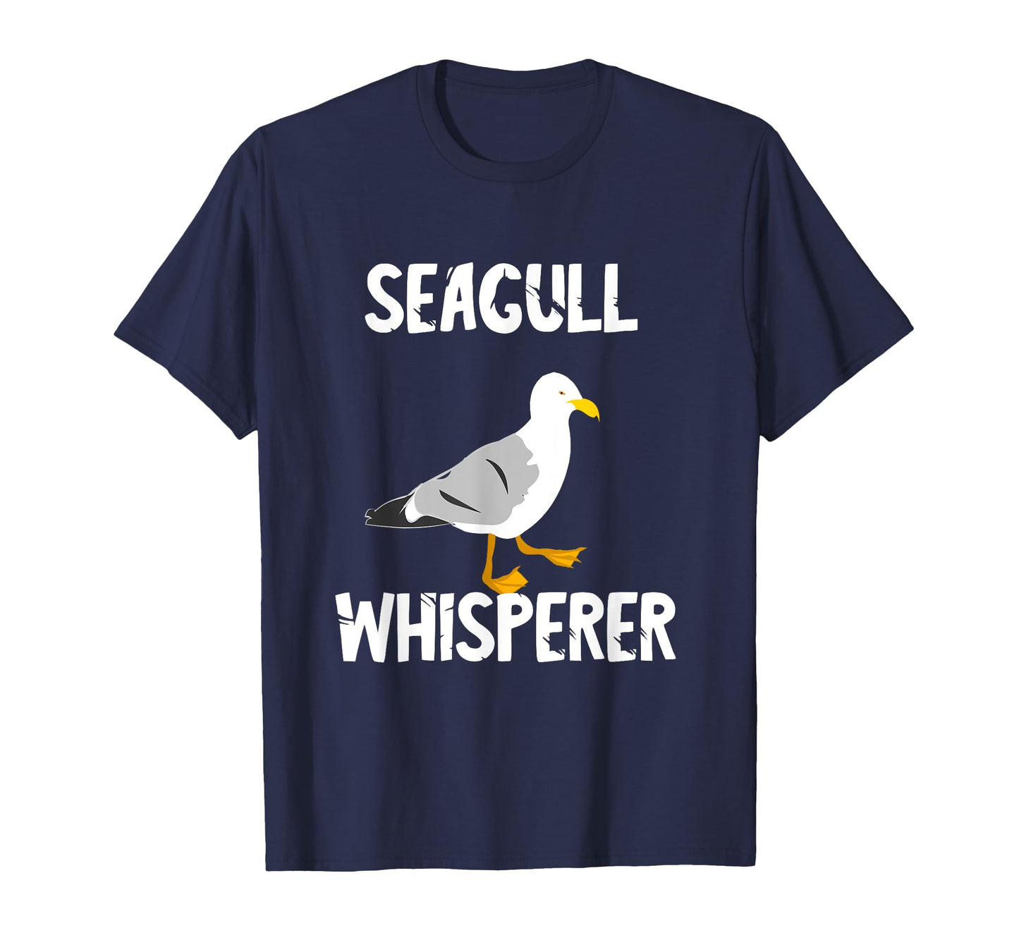Seagulls Whisperer Seagull Harbour Birds Sea Bird T-Shirt