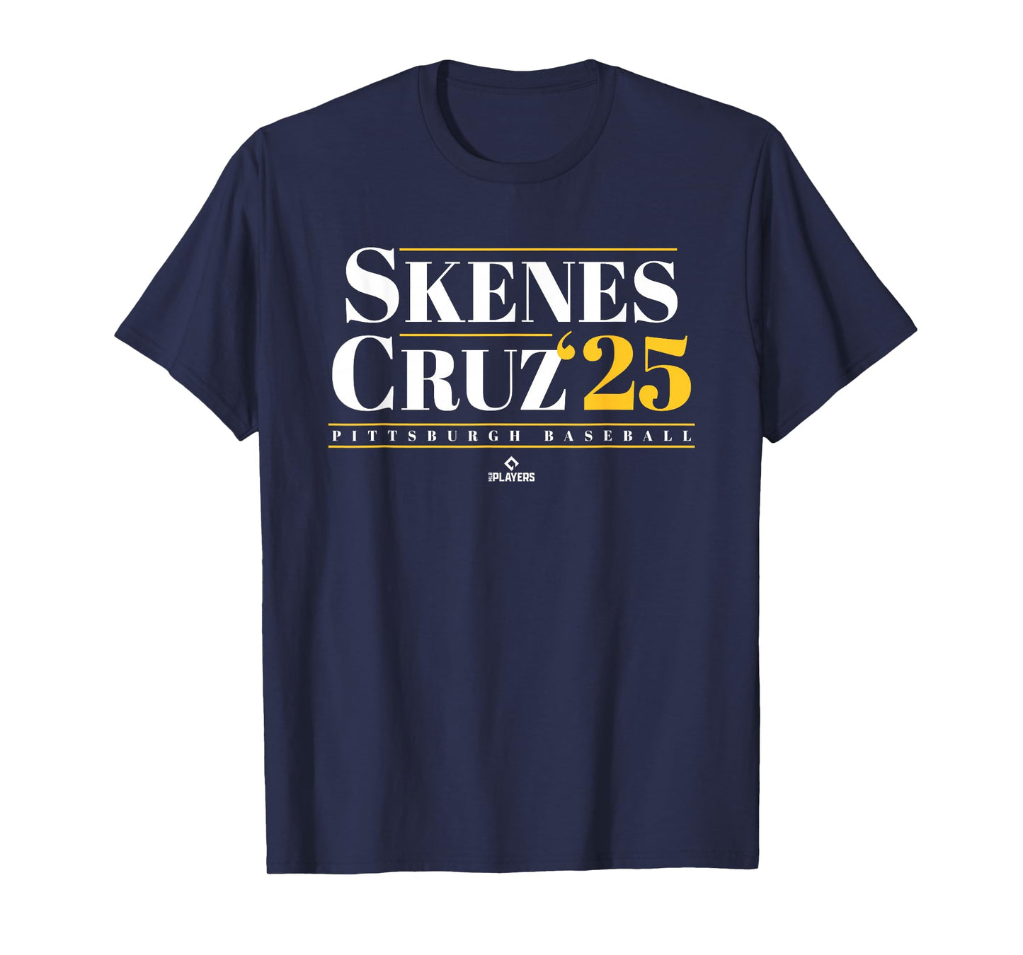 Paul Skenes Oneil Cruz 2025 Pittsburgh Baseball MLBPA T-Shirt