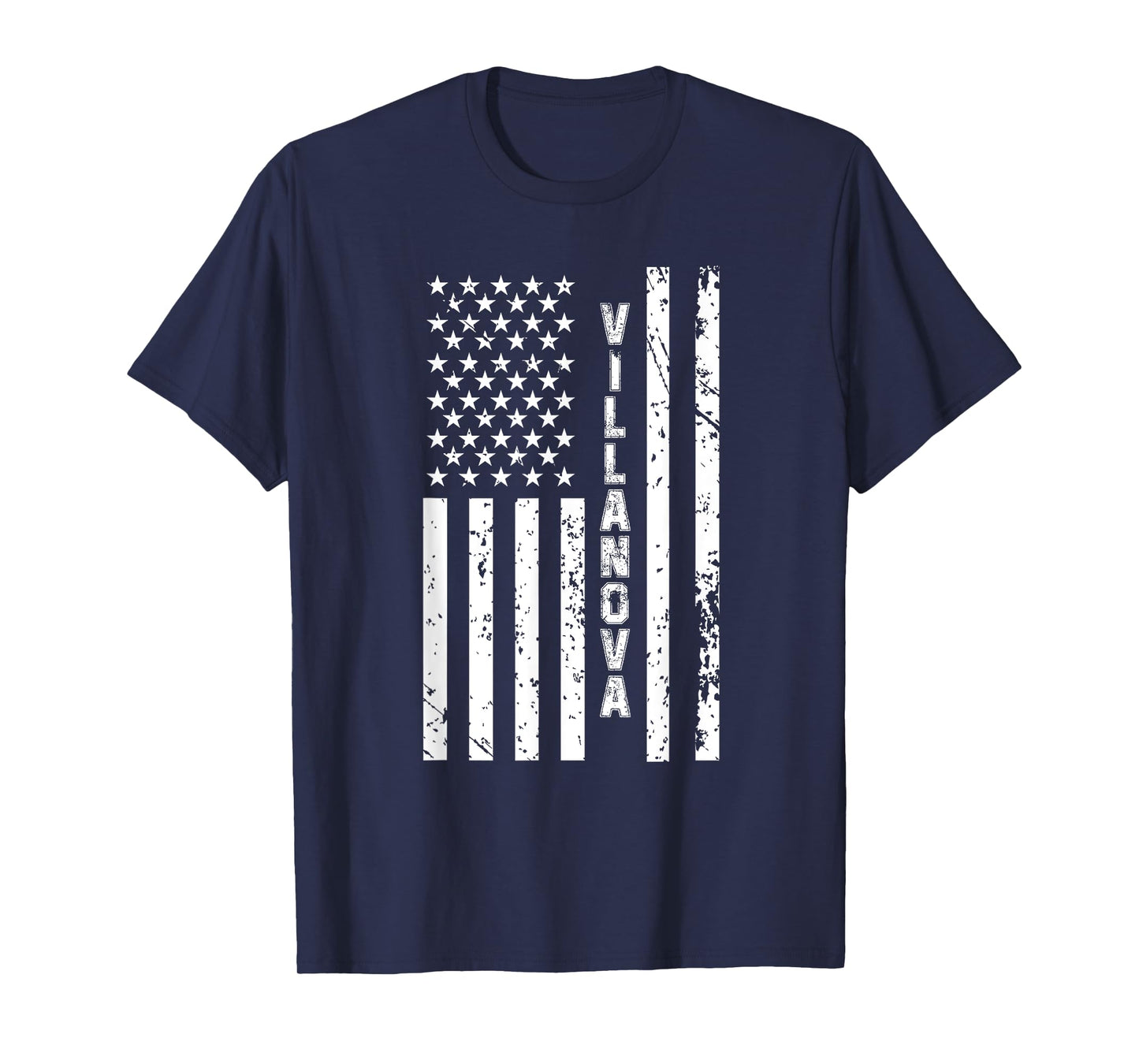 Villanova United States Patriotic American Flag T-Shirt