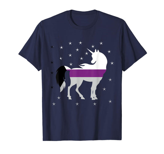 Demisexual Pride Flag Demisexual Unicorn T-Shirt