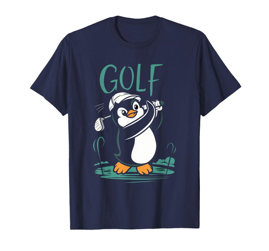 Golf Penguin Golfing Golf Player Cute Golfer T-Shirt