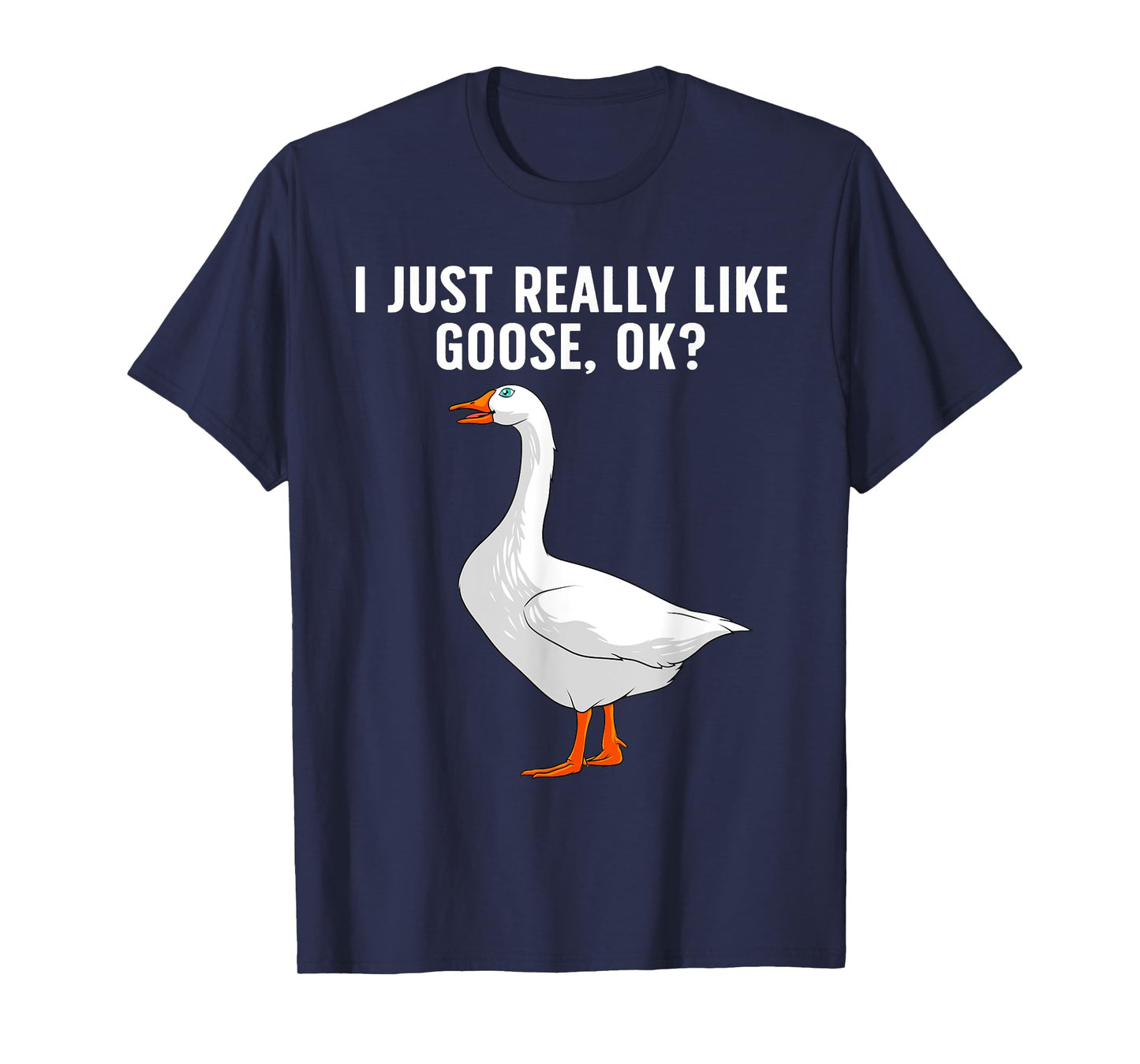 Cute Goose Design For Men Women Waterfowl Bird Goose Lover T-Shirt