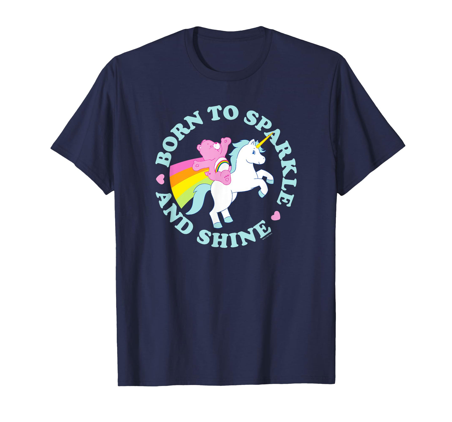 Care Bears Cheer Bear Unicorn Born To Sparkle And Shine T-Shirt