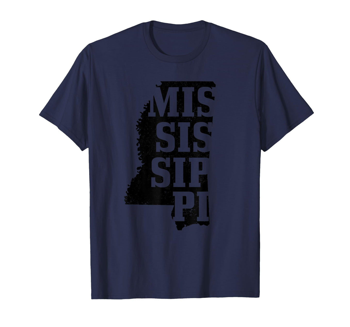 Mississippi Vintage State Map Pride T-Shirt