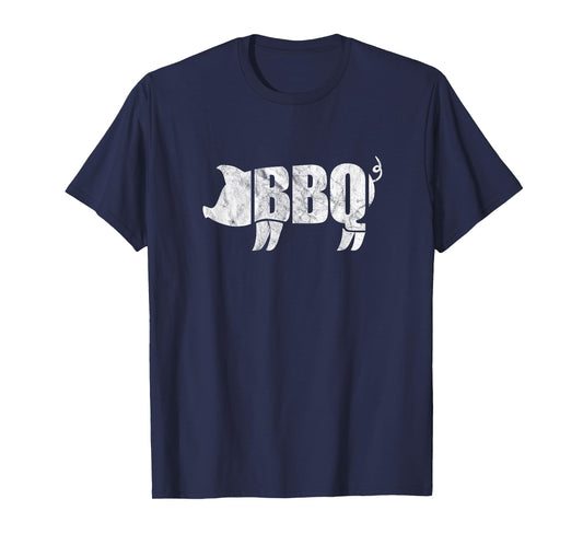 BBQ Pig Funny Barbeque Pork Meat Grill Chef Grilling T-Shirt
