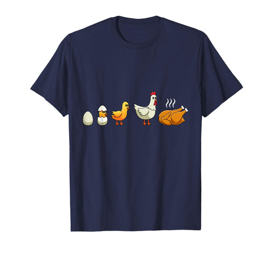 Chicken Evolution Chicken Holder Chicken T-Shirt