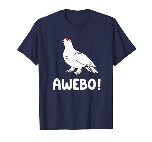 Awebo Meme Willow Ptarmigan Awebo Bird Funny Arctic Chicken T-Shirt