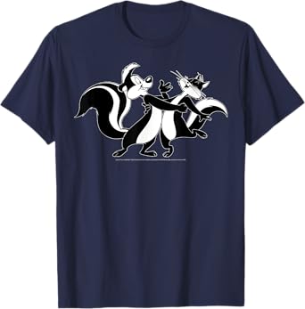 Looney Tunes Pepe Le Pew & Penelope Portrait T-Shirt