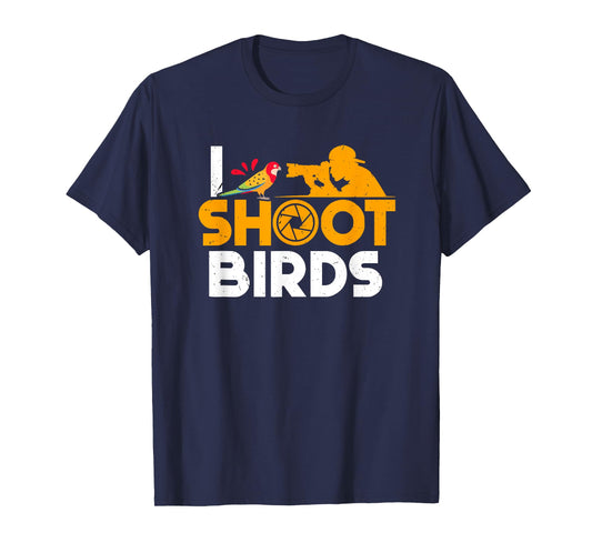 Bird Photographer Shoot Birds Birdwatching Photography T-Shirt