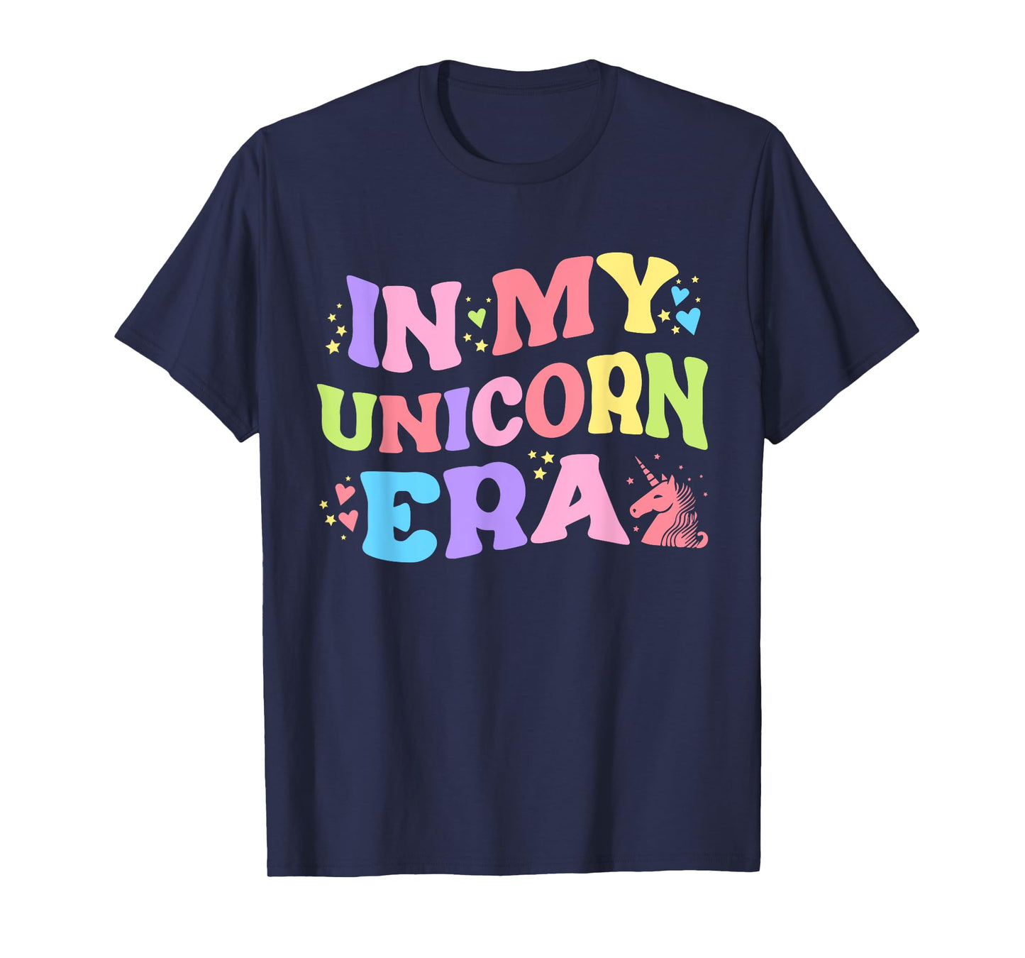 In My Unicorn Era Funny Retro Princess Girl Unicorn Creature T-Shirt