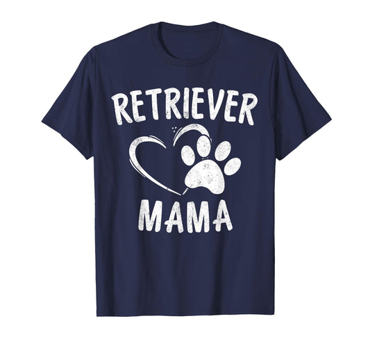Retriever Mama Gift Black Golden Dog Mom Apparel Retrieving T-Shirt