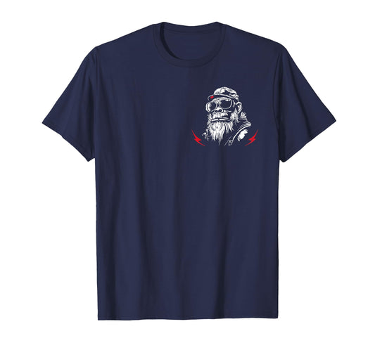 I Don't Have The Time Or Crayons Funny Monkey (2 Sides) T-Shirt
