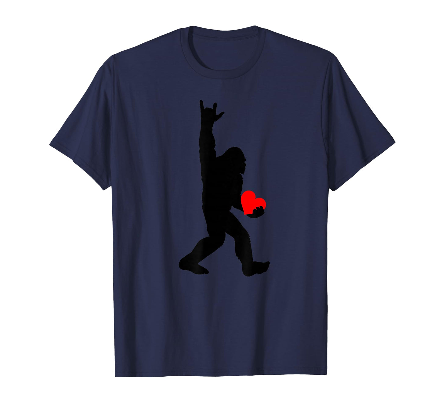 ASL Bigfoot I Love You Sign Language Bigfoot I Love You ASL T-Shirt