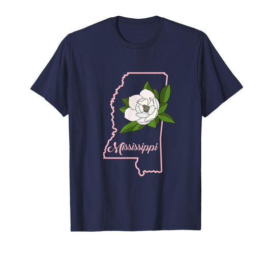 Mississippi Magnolia Flower T-Shirt