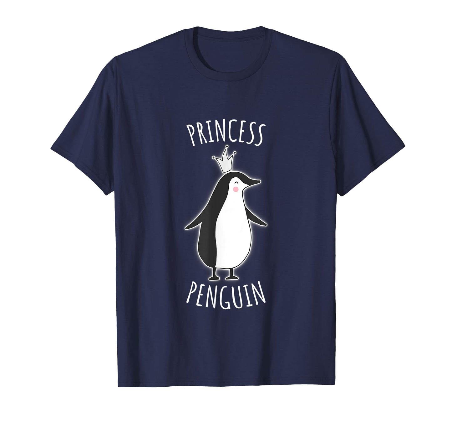 Cute Penguin Princess T Shirt Tee Gift for Boys Girls Kids