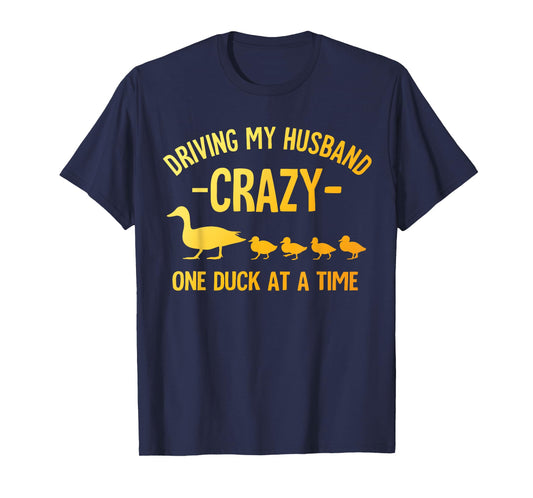 Funny Duck Mama Art For Wife Women Duck Themed Duck Lover T-Shirt