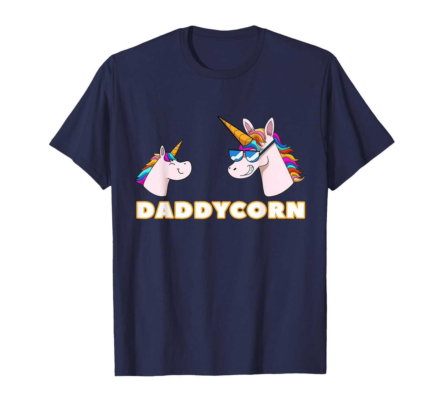 Daddycorn Daddy 1 Kid Father Unicorn Father's Day T-Shirt