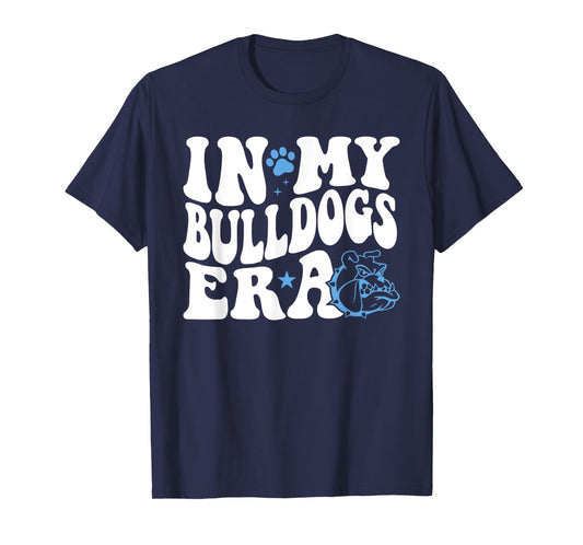 In My Bulldogs Era for Bulldog Mascot Sports Fan T-Shirt for Men Women Girls Kids
