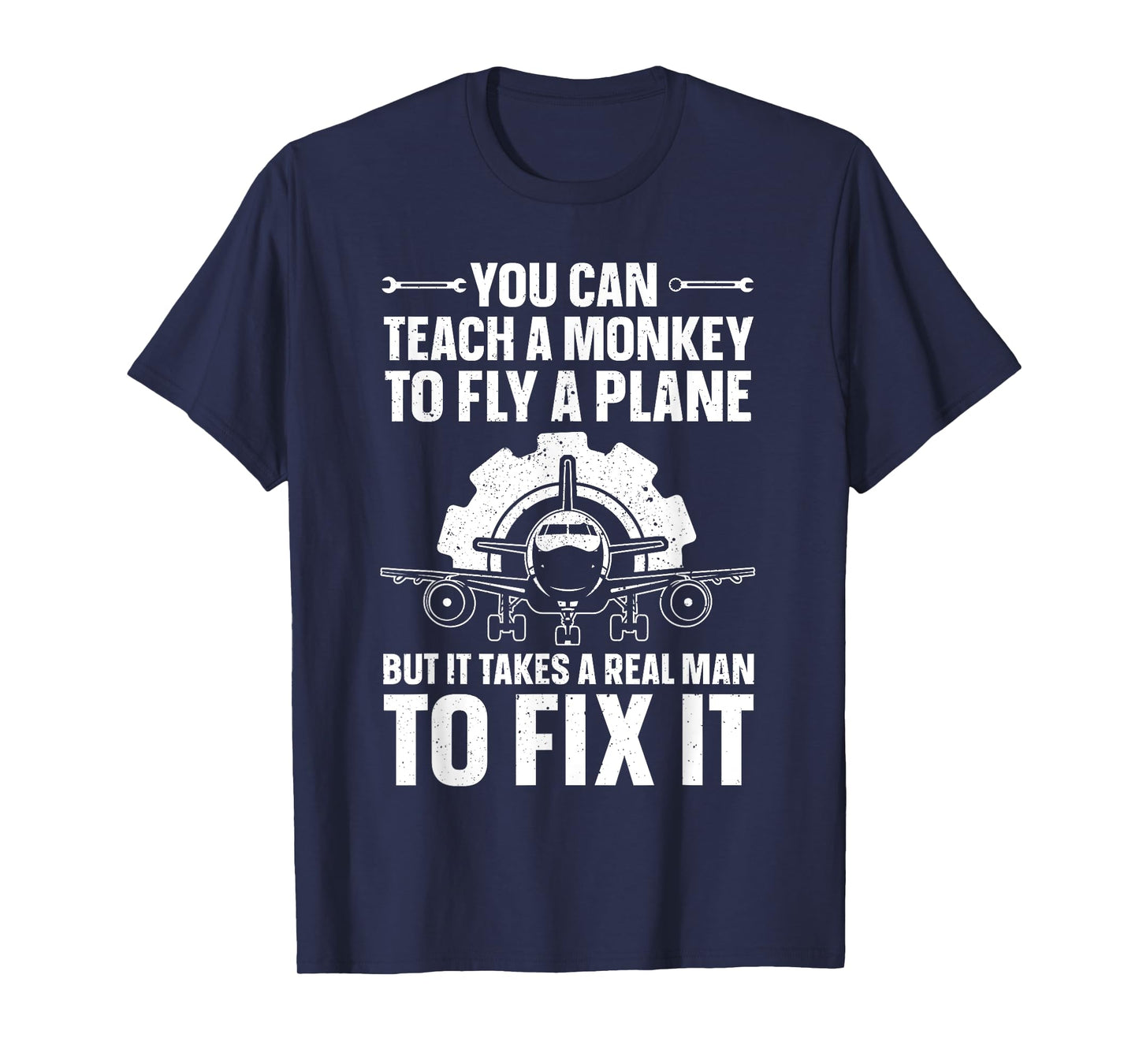 Funny Aircraft Mechanic Art For Men Boys Aircraft Technician T-Shirt