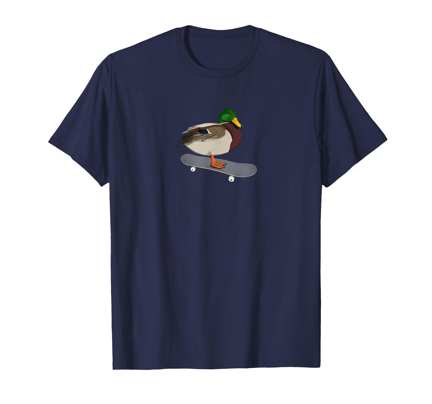 Mallard Bird Skateboard Birdwatcher Animal Biologist T-Shirt