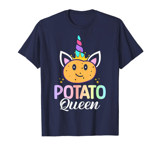 Potato Queen Female Potato Lover Girl T-Shirt