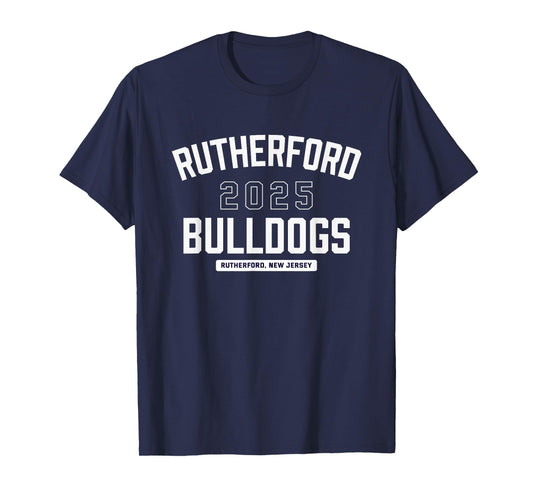 Rutherford Bulldogs Rutherford, New Jersey 2025 T-Shirt