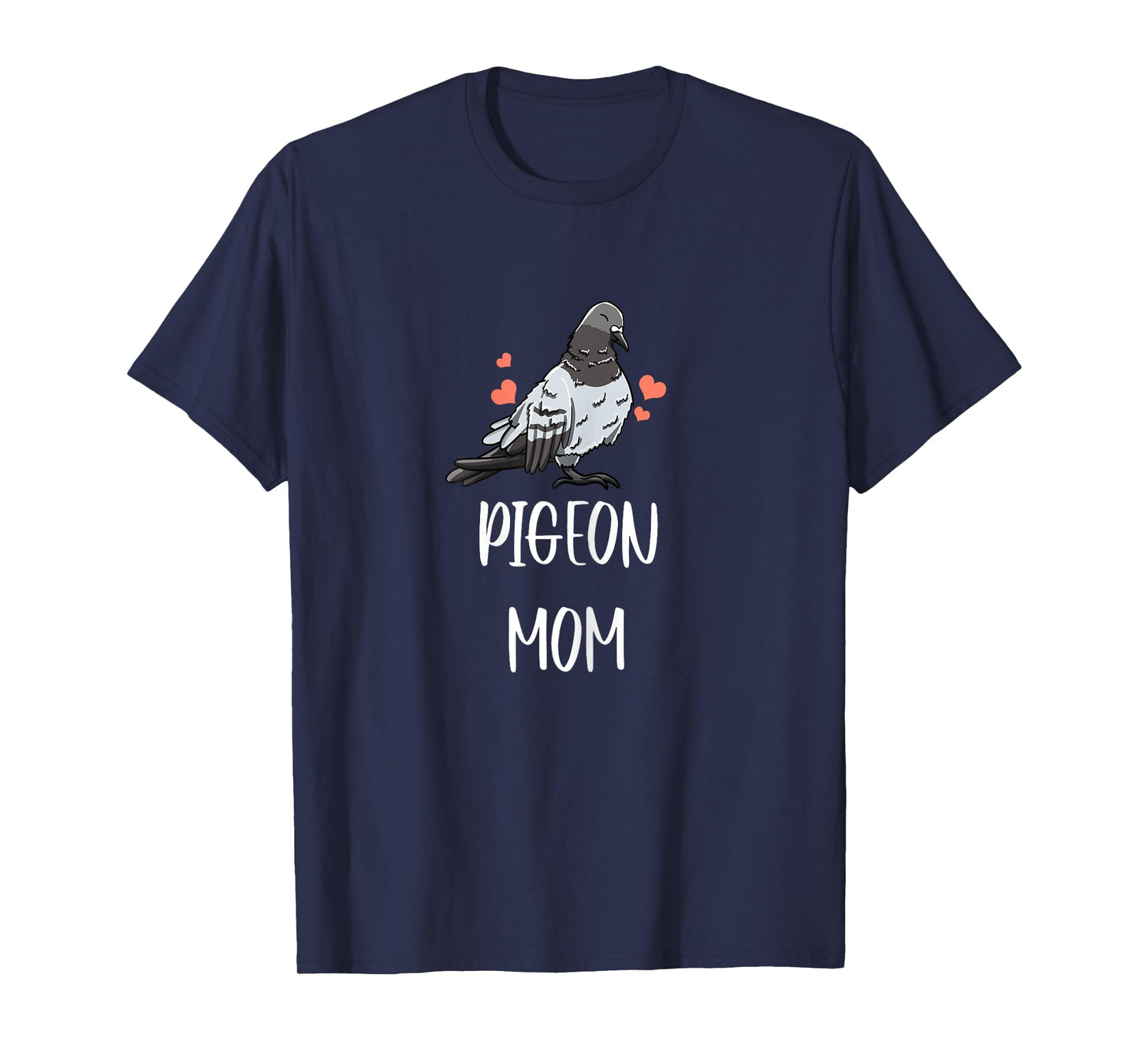 Pigeon Mom Leaf Pattern Girly Fowl Dove Pet Bird Lover Gift T-Shirt
