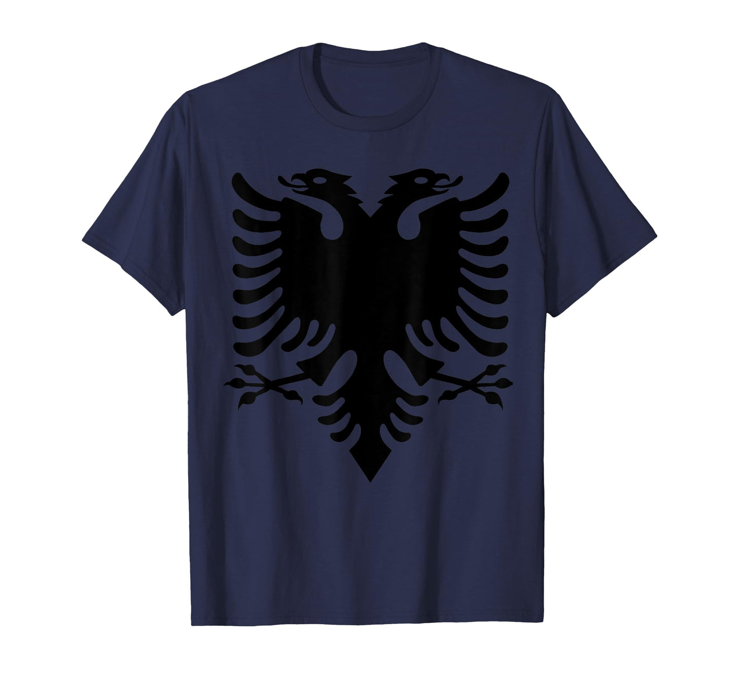 Albanian Flag Eagle Double Red Albania Shqipe Kosovo T-Shirt