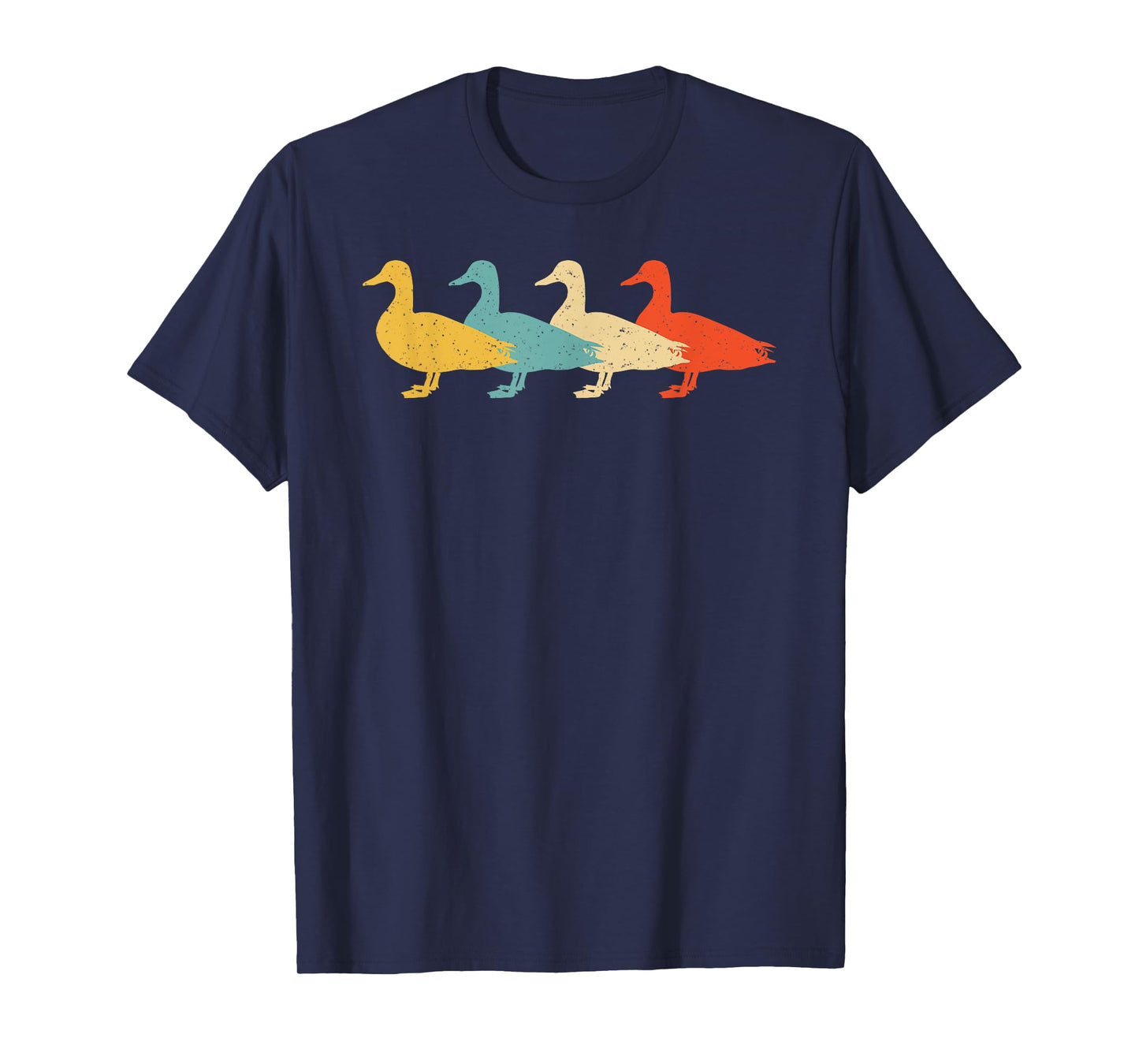 Mallard Vintage Retro Duck Bird Drake Lover 60s 70s Gift T-Shirt