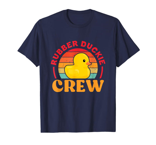 Rubber Duckie Crew Duck Duckling Retro T-Shirt