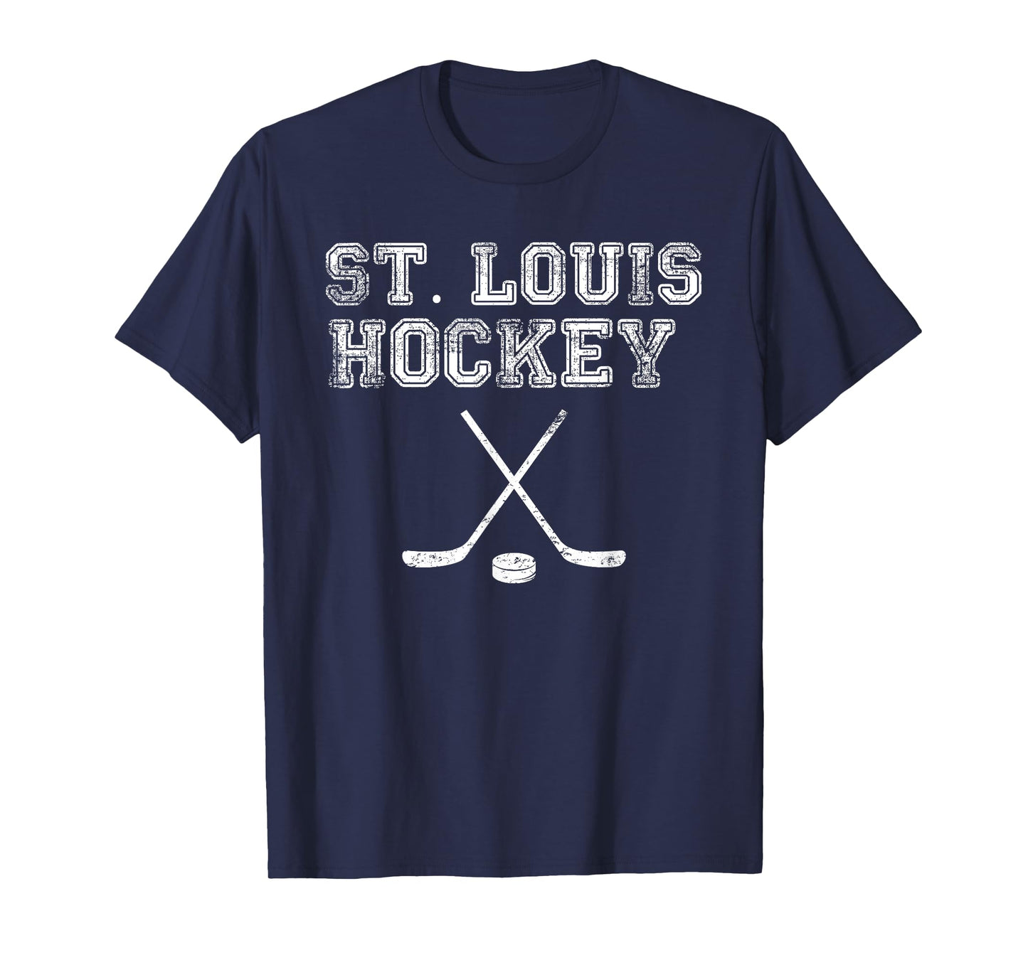 Vintage St. Louis Ice Hockey Sticks State Outile STL Tee T-Shirt