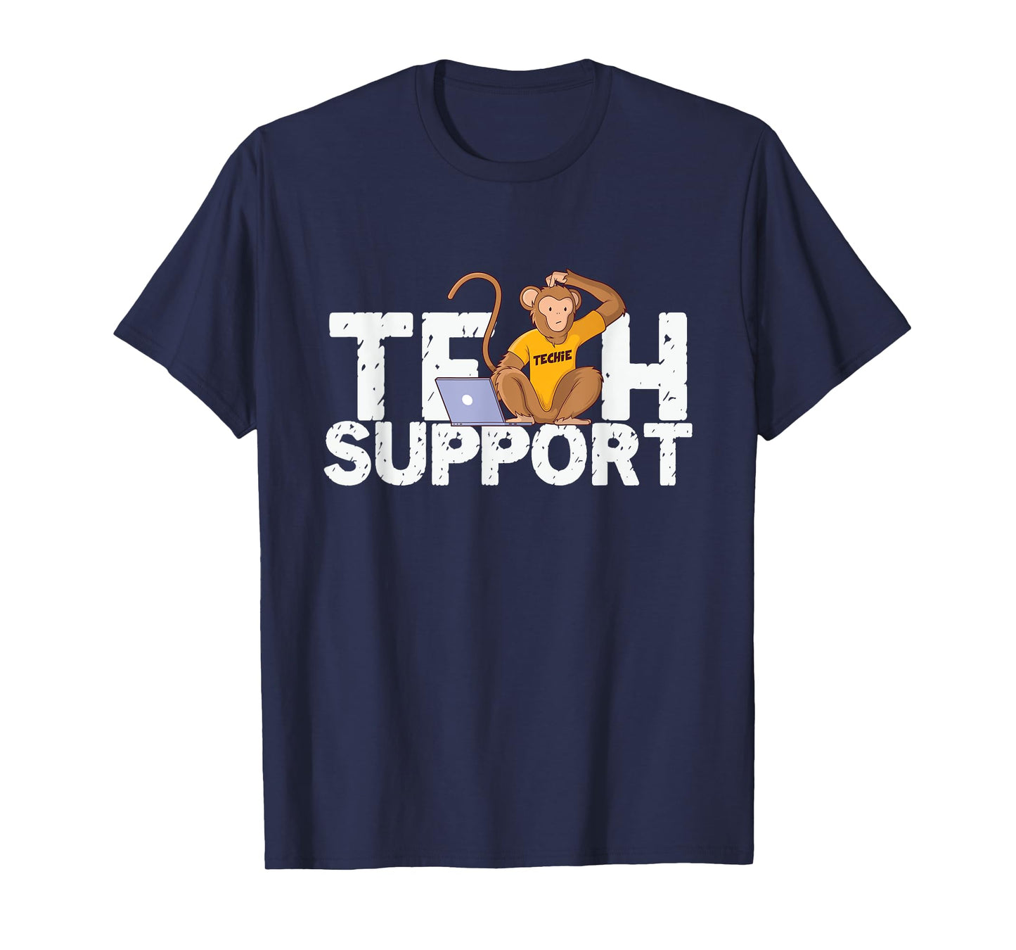 Tech Support Monkey Computer Programmer Customer Service T-Shirt