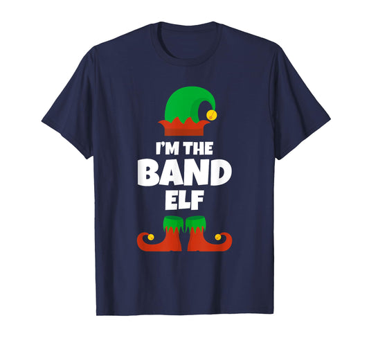 I'm The Band Elf Family Pajama Christmas Marching Teacher T-Shirt
