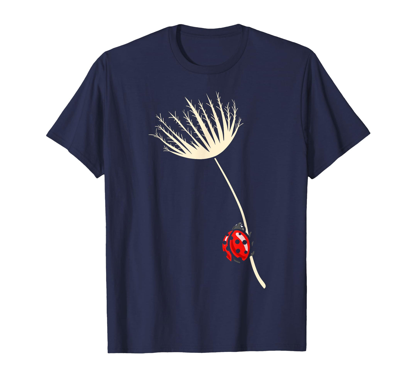 Ladybird, Dandelion, Ladybird Lover, Ladybird, Floral T-Shirt