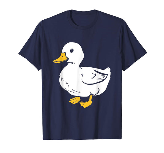 American White Pekin Duck Cute cartoon Duck Funny Duckling T-Shirt