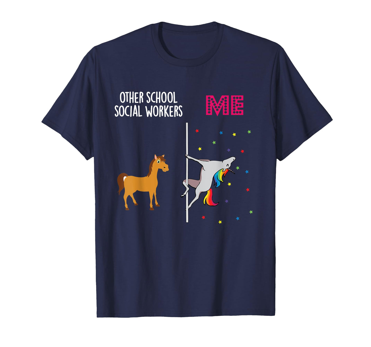 School Social Worker Unicorn Others You T-Shirt