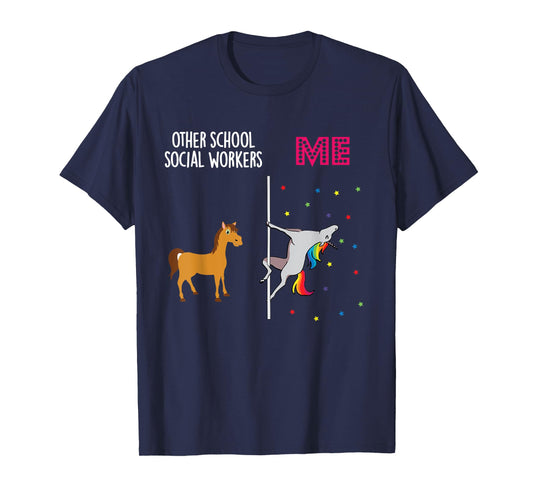 School Social Worker Unicorn Others You T-Shirt