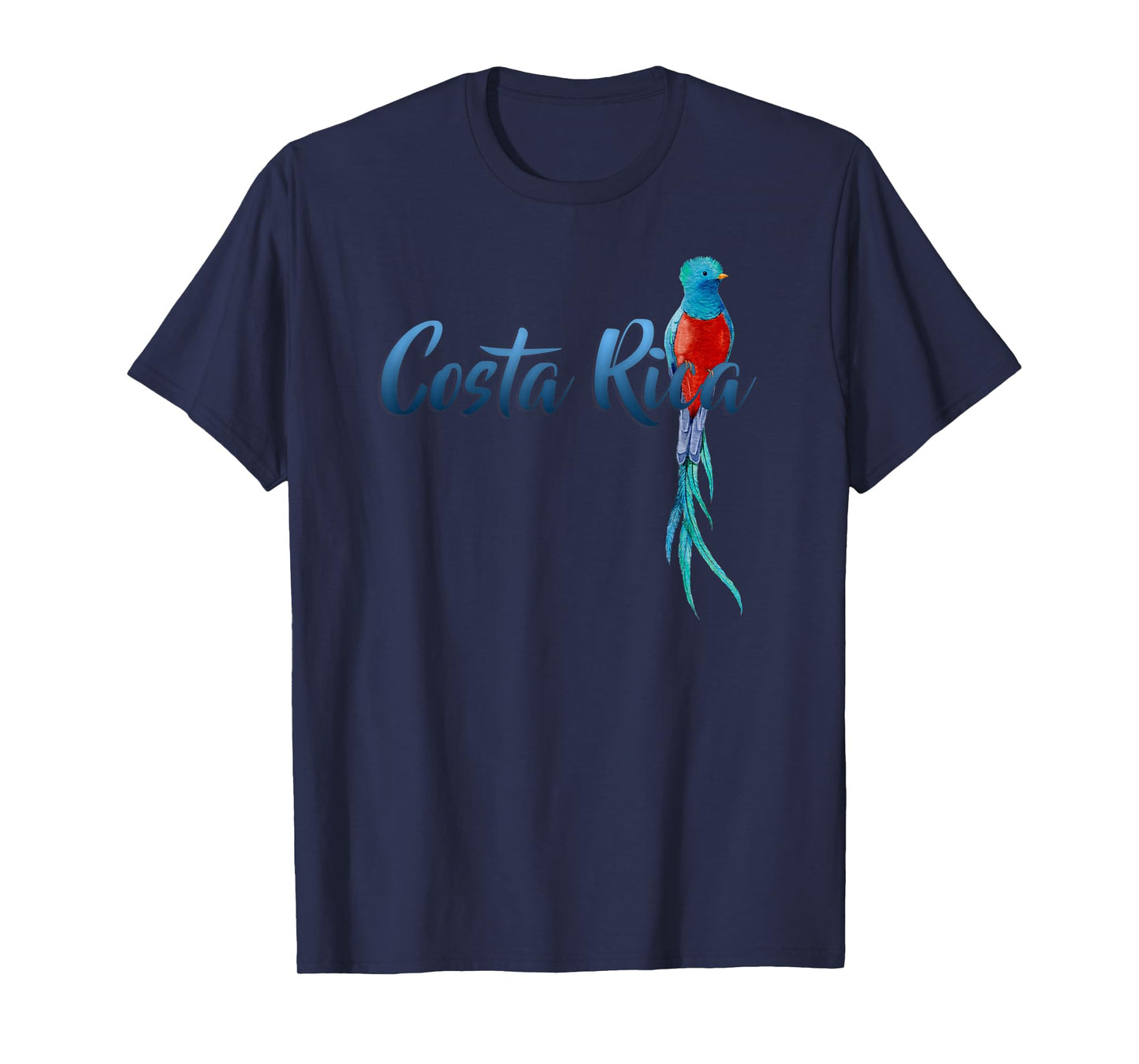 Costa Rica Quetzal Ornithologist Eco-Tourist Rainforest Bird T-Shirt