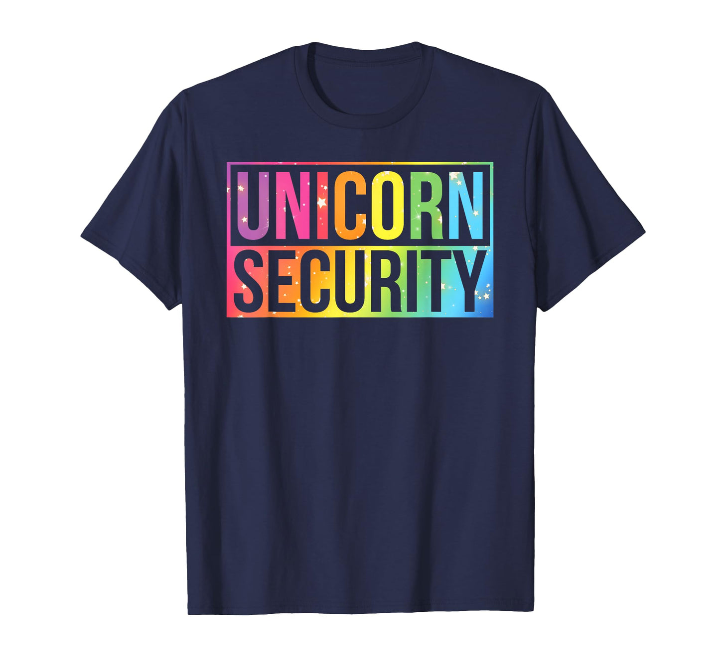 Halloween Mom Dad Daughter Unicorn Security Birthday Party T-Shirt